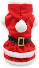 img 4 attached to 🎄 Christmas Dresses for Small Dogs: DroolingDog Dog Costume for Girls