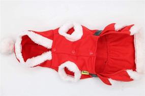 img 2 attached to 🎄 Christmas Dresses for Small Dogs: DroolingDog Dog Costume for Girls