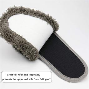 img 1 attached to Microfiber Slippers Unisex House Cleaning