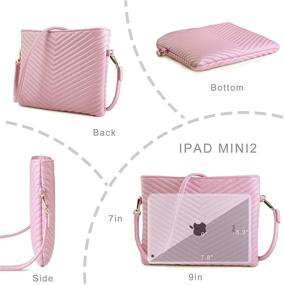 img 1 attached to Crossbody Shoulder Handbags Detachable Wristlet Women's Handbags & Wallets