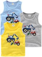 👕 toddler sleeveless t shirts with graphic designs - boys' clothing and tops: tees & shirts logo