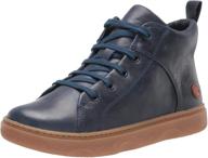 кроссовки camper kids ankle darkblue для мальчиков логотип