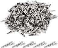 100pcs mini metal alligator clips: reliable crocodile clamps for laboratory testing work & cable lead clips логотип