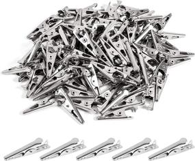 img 3 attached to 100PCS Mini Metal Alligator Clips: Reliable Crocodile Clamps for Laboratory Testing Work & Cable Lead Clips