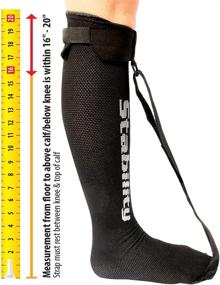 img 2 attached to Optimum Support Single Strap Night Sock for Plantar Fasciitis and Achilles Tendonitis (Regular)