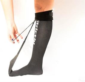 img 3 attached to Optimum Support Single Strap Night Sock for Plantar Fasciitis and Achilles Tendonitis (Regular)