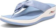 👣 skechers arch fit sunshine - orthotic flip flop logo