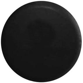 img 4 attached to 🔘 BCP 31-33 inch Black PU Leather Spare Tire Cover