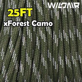 img 3 attached to 🔥 WILDAIR Paracord Survival Ropes: 4-in-1 U.S. Military Type III with Fire-Starter Tinder & Fishing Line