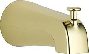 img 4 attached to 🛁 Delta U1075-PB-PK Diverter Tub Spout in Polished Brass, 0.5 Inch