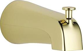 img 3 attached to 🛁 Delta U1075-PB-PK Diverter Tub Spout in Polished Brass, 0.5 Inch
