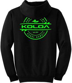 img 1 attached to Koloa Surf Surfboard Hoodie Hooded Sweatshirt Navy Men's Clothing and Active