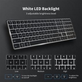 img 2 attached to 💻 Набор клавиатуры и мыши с подсветкой для Mac и Windows с возможностью зарядки - Черный
