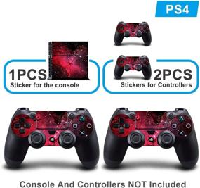 img 3 attached to FOTTCZ Sticker Console Controllers Nebula PlayStation 4