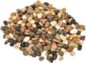 img 3 attached to 🌿 Enhance Your Décor with Mr. Fireglass Polished Pebbles Decorative Natural Stones: Perfect Aquarium Gravel, Landscaping Rocks, Vase Filler, Fish Tank Gems