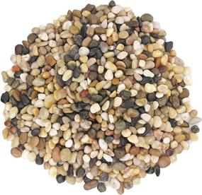 img 3 attached to Miukada 5lb River Rocks, Pebbles, Decorative Polished Gravel – Natural Mixed Color Stones