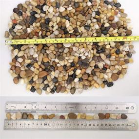 img 2 attached to Miukada 5lb River Rocks, Pebbles, Decorative Polished Gravel – Natural Mixed Color Stones