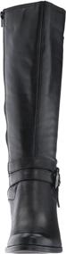 img 3 attached to Women's Naturalizer Saddle Riding Boot - Shoes and Athletic for Women