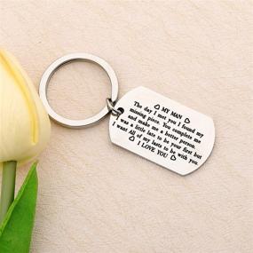 img 1 attached to ❤️ FUSTMW Keychain for Your Amazing Husband or Boyfriend!