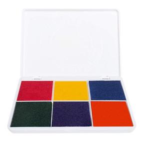 img 2 attached to High-quality & Versatile: READY 2 LEARN-SA546 Jumbo 6-in-1 Washable Stamp Pad - Perfect for Scrapbooks, Posters, and Cards!