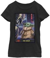 star wars girls crew large girls' clothing for tops, tees & blouses logo