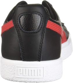 img 2 attached to Кроссовки PUMA Men's Clyde 👟 в белом цвете - Обувь для мужчин