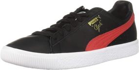 img 4 attached to Кроссовки PUMA Men's Clyde 👟 в белом цвете - Обувь для мужчин