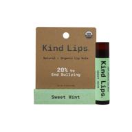 🌿 kind lips sweet mint lip balm - premium 0.15oz usda organic, 100% natural moisturizer for dry, cracked, and chapped lips - gluten-free - made in the usa logo