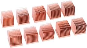 img 4 attached to 🔥 Alphacool Copper Heatsinks 14mm 10 Pack for Enhanced Cooling Performance