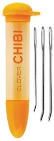 img 3 attached to 🧵 Chibi Bent Tip Beige Tapestry Needle Set: Clover 3121 - Enhance Your Stitching with Precision and Comfort
