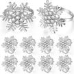 hicarer snowflake christmas decoration accessories food service equipment & supplies logo