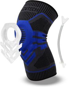 img 4 attached to 🏋️ LIZUTECH Knee Brace: Effective Pain Relief for Men and Women - Running, Basketball, Meniscus Tears, ACL, MCL, Arthritis, Tendonitis