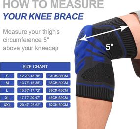 img 3 attached to 🏋️ LIZUTECH Knee Brace: Effective Pain Relief for Men and Women - Running, Basketball, Meniscus Tears, ACL, MCL, Arthritis, Tendonitis