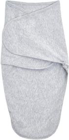 img 1 attached to 👶 aden + anais Essentials Easy Wrap Swaddle: 3 Pack Cotton Knit Baby Wrap for Newborns, Sleep Sack Style, Toile Design - 0-3 Months, Small/Medium size