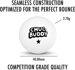 img 2 attached to Chug Buddy Beer Pong Buzz Balls – Bulk Ping Pong Balls for Pool Beer Pong, Table Tennis, and Beach Games with Prosecco Pong Decorations and Alcohol Drinks for Beer Olympics