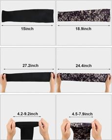 img 2 attached to 🌞 Stay Cool and Protected with 10 Pairs of Cooling Arm Sleeves for Women & Men - Ideal Outdoor Activities Supply for Sun Protection & Tattoo Coverage