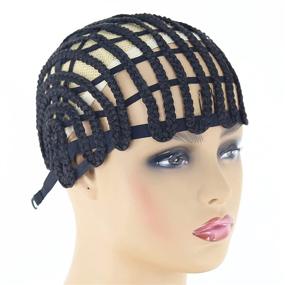 img 3 attached to Colorfulwigs Braided Crochet Cornrows 1Pc Black