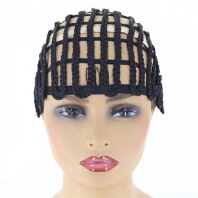 img 4 attached to Colorfulwigs Braided Crochet Cornrows 1Pc Black