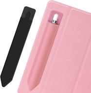 🖊️ yuoros pen cover case: stick-on ipad pencil holder for apple pencil gen 1 & 2, stylus, and surface pen - 2 pack (pink/black) logo