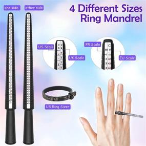 img 2 attached to 💎 Mandrel Jewelry Supplies: Necklace Beading & Jewelry Making Tools