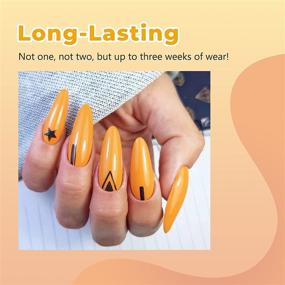 img 2 attached to 🌸 Gershion UV Gel Nail Polish Set - Pink Nude Yellow Glitter Colors - Includes 10Pcs Nail Remover Wraps - 7.5ML Soak off Nail Polish H28