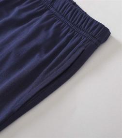 img 3 attached to Shop Latuza Bamboo Viscose Pockets NavyLightgray Boys' Shorts - Top Quality Clothing for Your Little Champion!