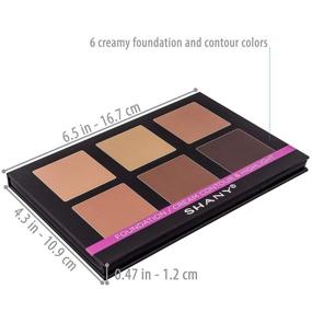 img 1 attached to 🎨 SHANY Refillable Foundation/Cream Contour & Highlight Palette with Mirror - Layer 2 - Ultimate Add-on for the Contour and Highlight 4-Layer Makeup Kit