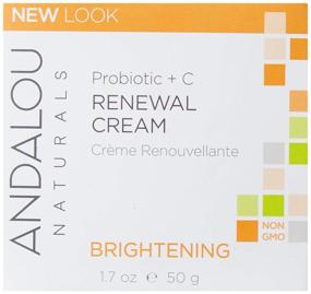 img 3 attached to 🌟 Andalou Naturals Brightening Probiotic + C Renewal Cream: Boost Your Skin's Radiance with this 1.7 Fl Oz Probiotic Cream