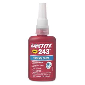 img 1 attached to 🔐 Loctite 1329467 243 Blue Medium Strength Threadlockers: Reliable 1.69 oz., 50 mL Solution for 3/4" Thread