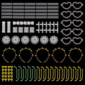 img 2 attached to 🎉 Светятся в темноте праздничные принадлежности - "Дракон Больше" - 605 предметов - Включает соединители для ожерелий, браслетов, очков, сердечных очков, шляпок, ободков, мячиков, цветов - Сувениры на вечеринке