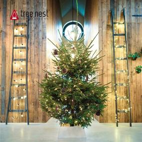 img 1 attached to Tree Nest Contemporary Christmas Lightweight Seasonal Decor