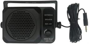 img 4 attached to 🔊 Enhance Communication with Red-Fire 3.5mm Jack Adjustable Volume Mini External Speaker for Walkie Talkies, CB Radios, and More