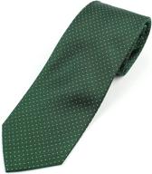 silk necktie for men with micro dot pattern logo