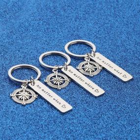 img 2 attached to 🧭 WUSUANED Best Friend Keychain Set, No Matter Where, When Compass, Long Distance Friendship Gift for Sisters and Best Friends